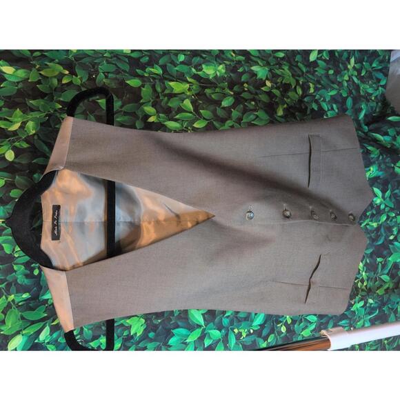Men's Classic Brown Waistcoat Vest - Picture 1 of 5
